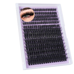 Zociacil fluffy lash clusters in tray, 320 pieces, ideal for versatile daily looks
