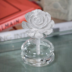 Close-up of porcelain body with Peony finish