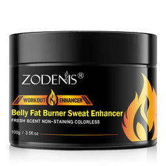 ZODENIS hot cream cellulite bottle showing targeted application for smoother skin