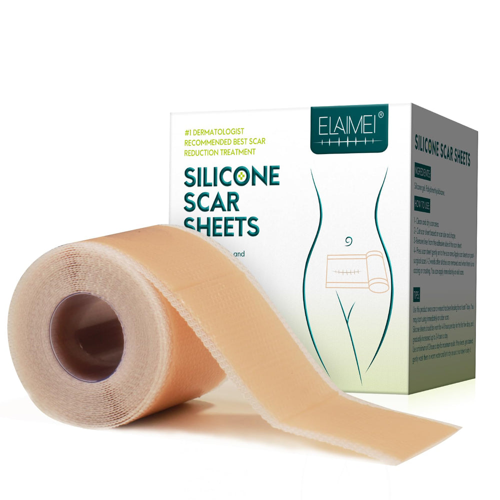 ZODENIS silicone scar sheets close-up shows skin-friendly, reusable scar care