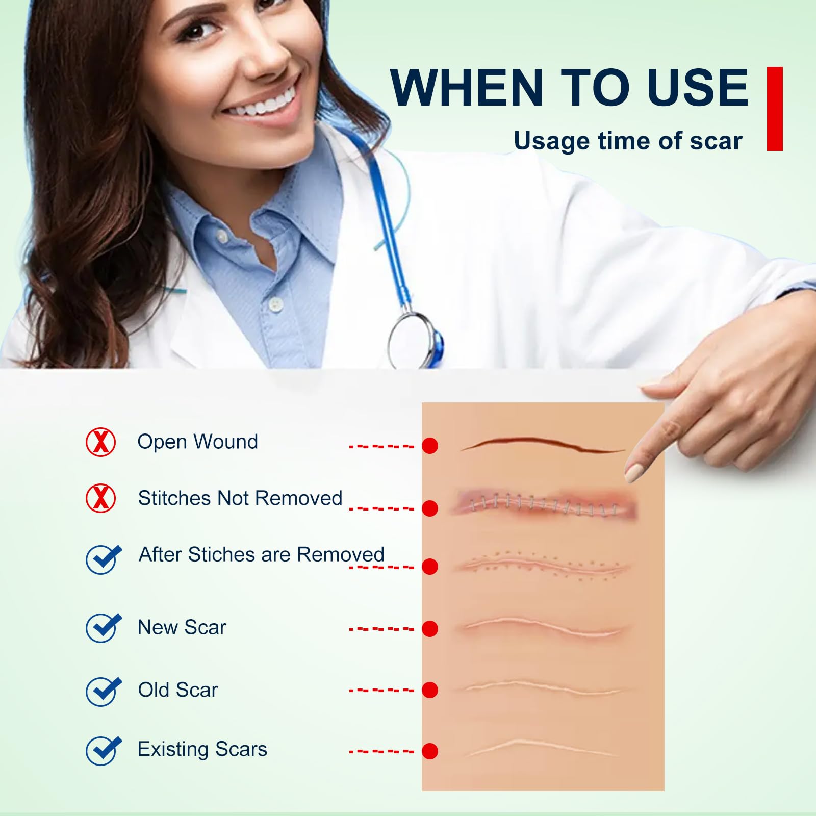 ZODENIS silicone scar sheets being unrolled for easy application and comfortable wear