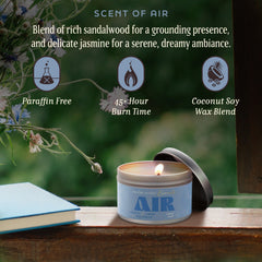 Gift set concept featuring inside-crystal bracelet with zodiac candle