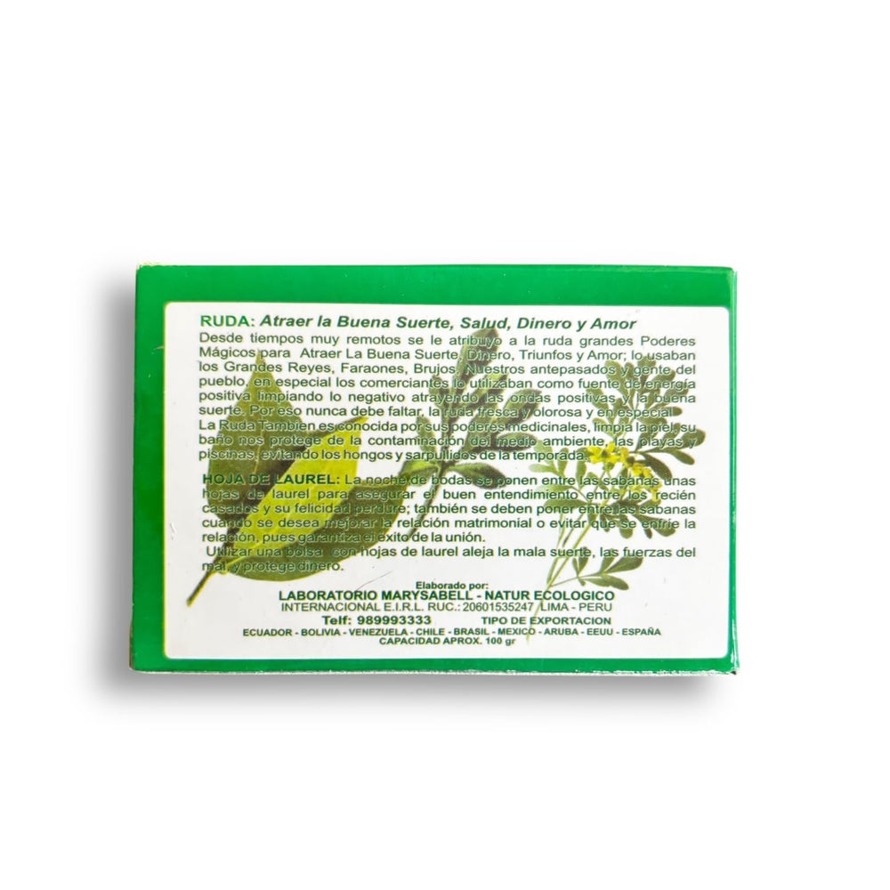 Zoeartcrafts Rue soap bar wealth and happiness evokes prosperity and fortune