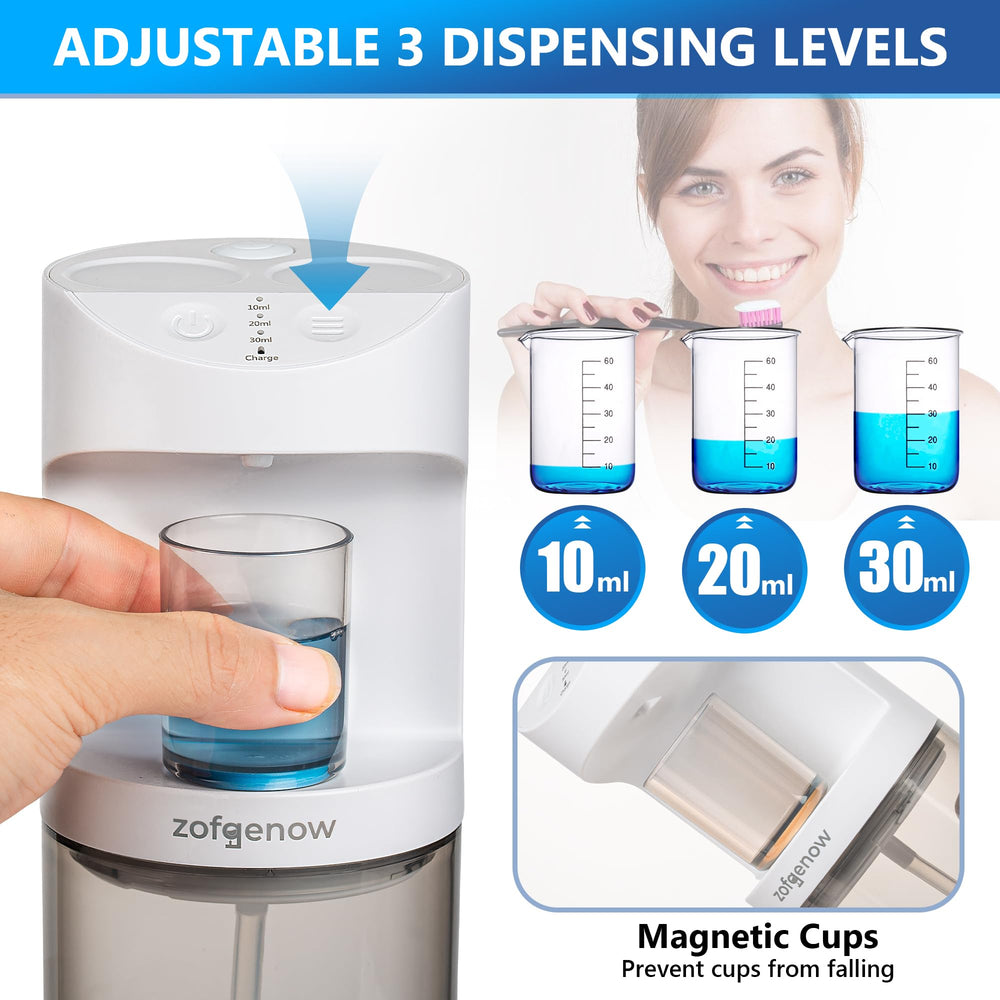 Leak-proof design with adjustable dispensing levels