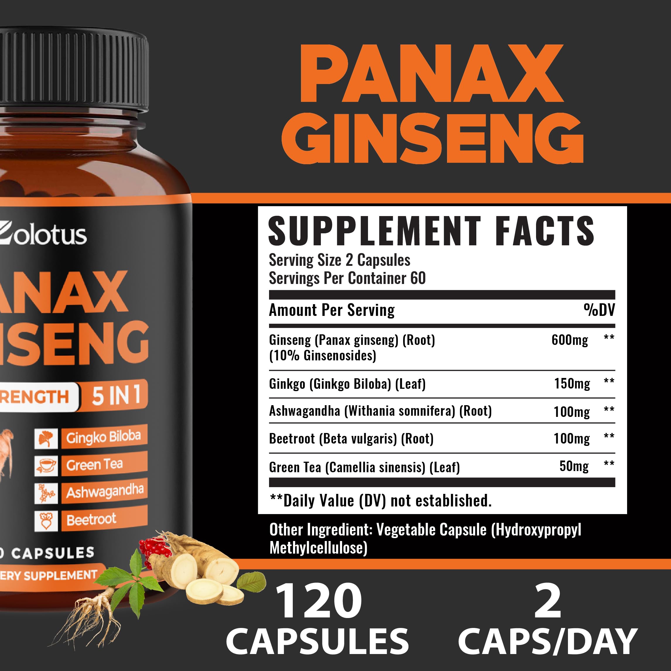Two-month supply: 120 capsules
