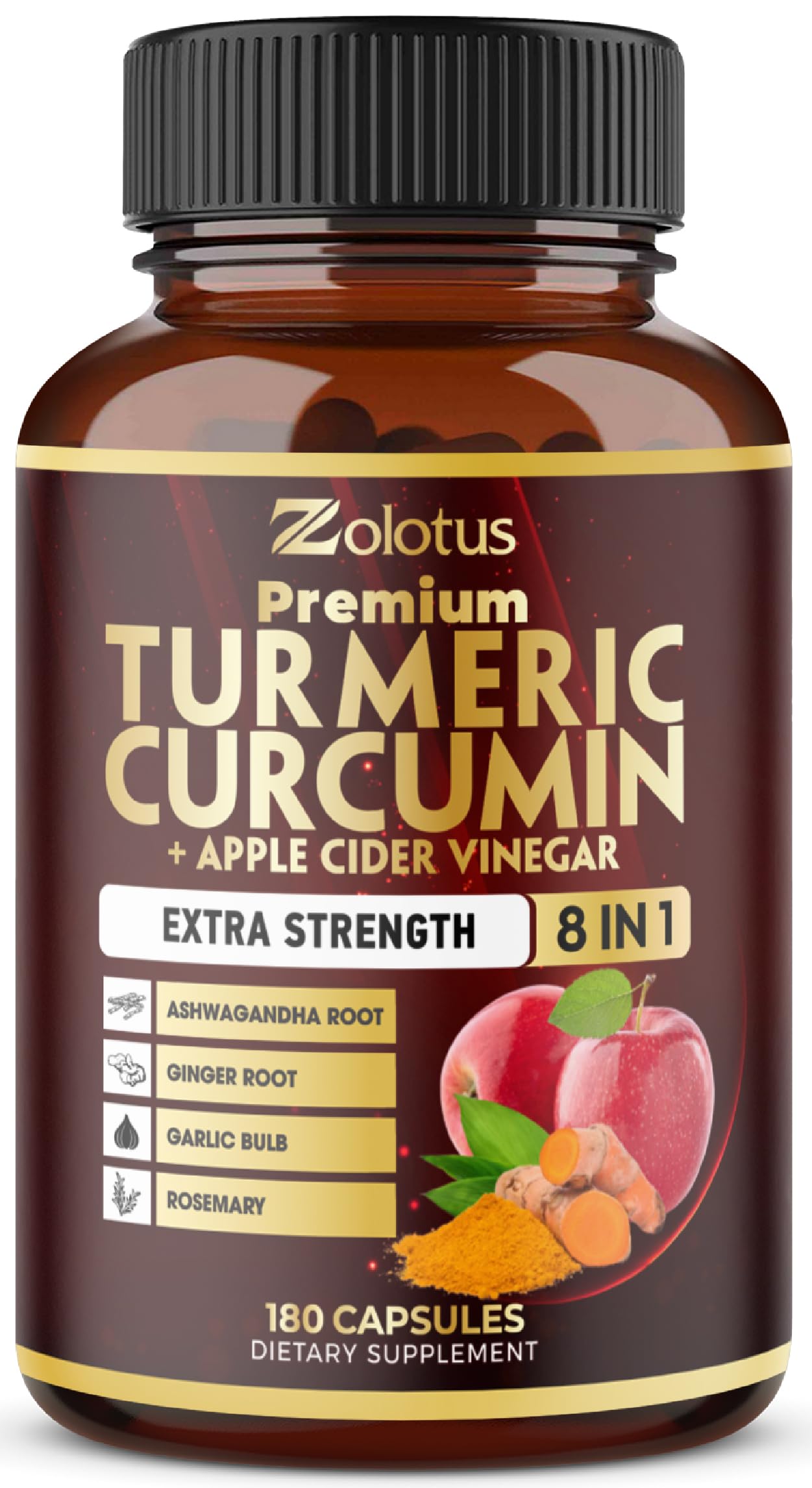 Zolotus front packaging showing 7-in-1 supplement and six-month supply benefit