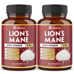 Zolotus Lions Mane 2-pack bottle front