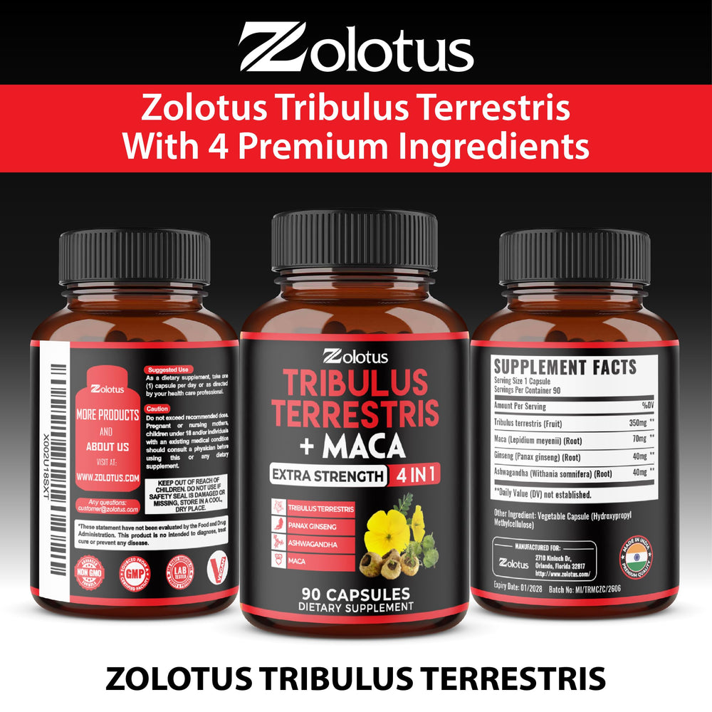 Lifestyle image of Zolotus supplement bottle on a desk