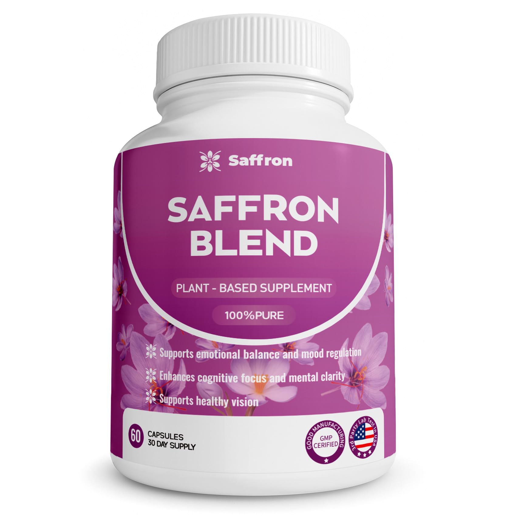 ZonaVitalis Saffron Blend bottle – front view