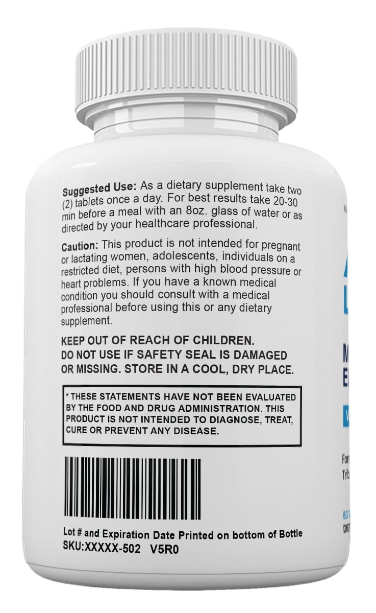 Close-up of Zonata Alpha Labs dietary supplement bottle
