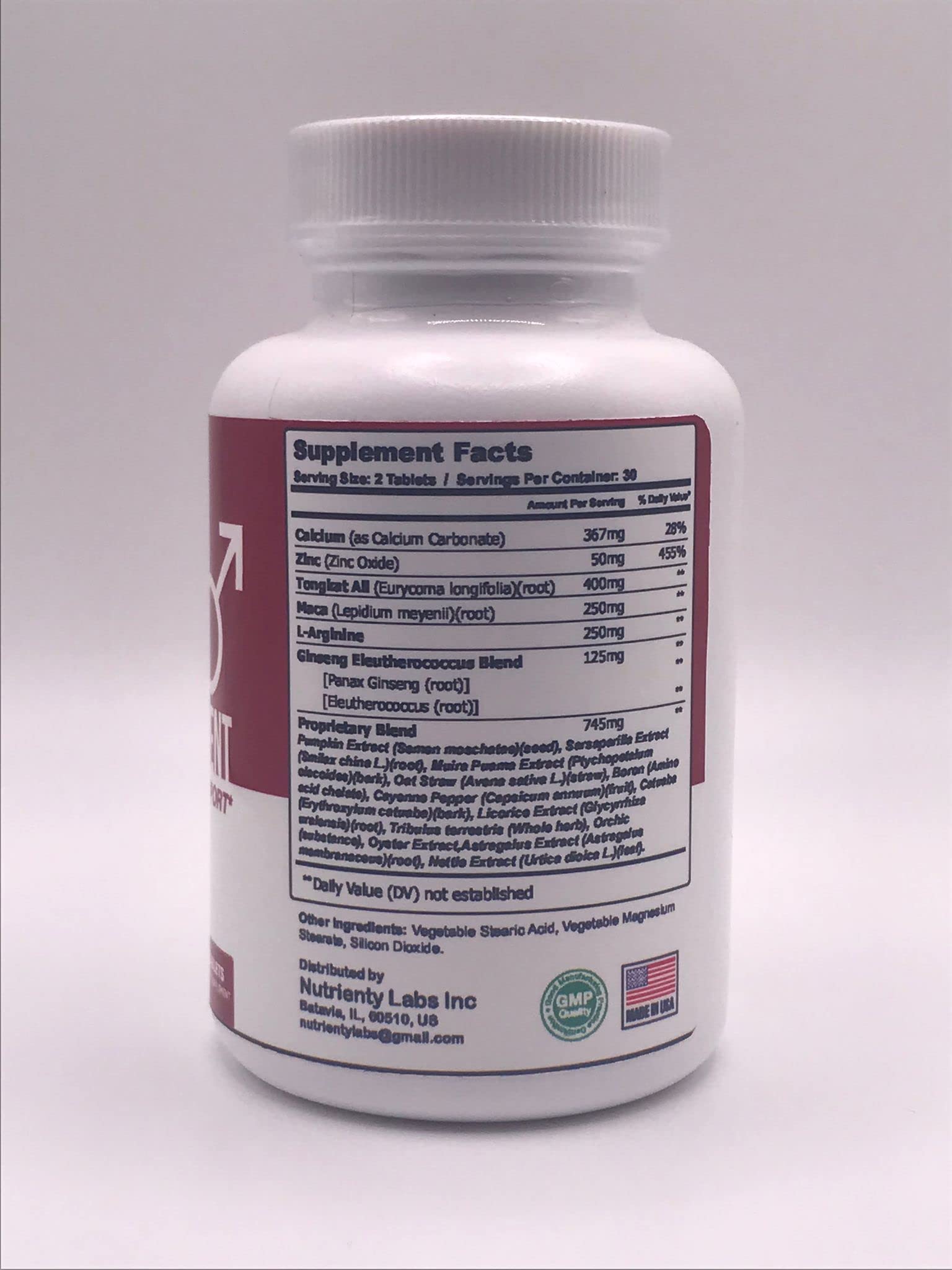 Endura Naturals health support supplement bottle label