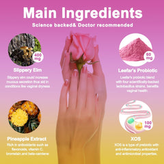 Bottle label with ingredients and supplement facts