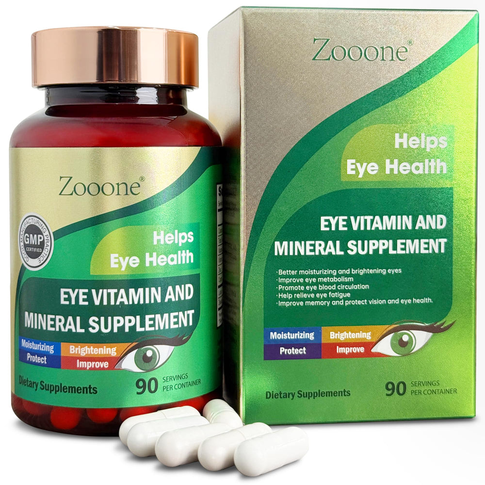 Zooone Lutein and Zeaxanthin Eye Vitamins bottle – 90 capsules