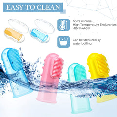Travel storage case for Zopeal baby finger toothbrushes
