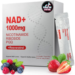 ZOROAHER NAD+ 1000mg liquid bottle pour for quick energy support