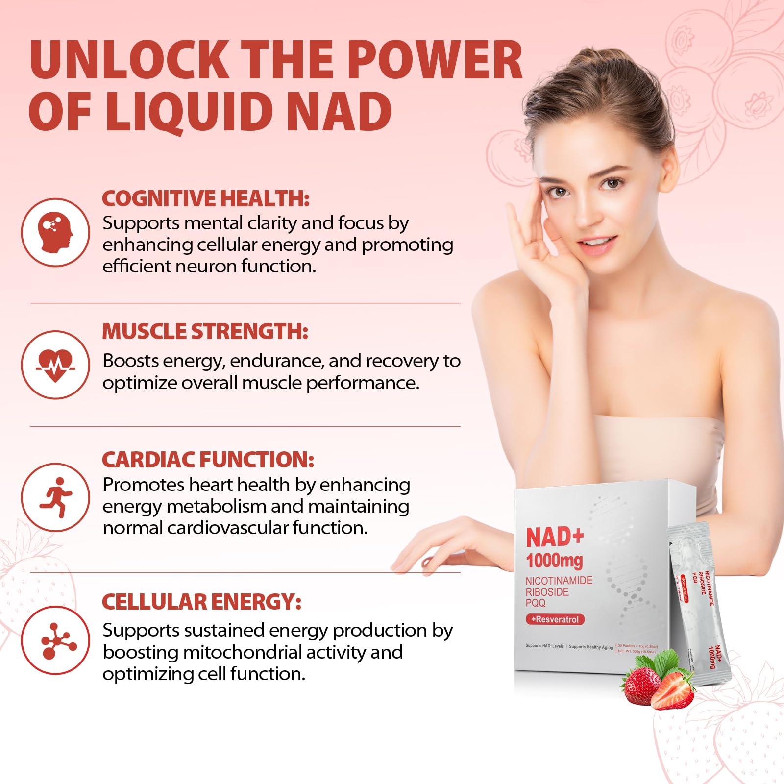 ZOROAHER NAD+ liquid serving size illustration