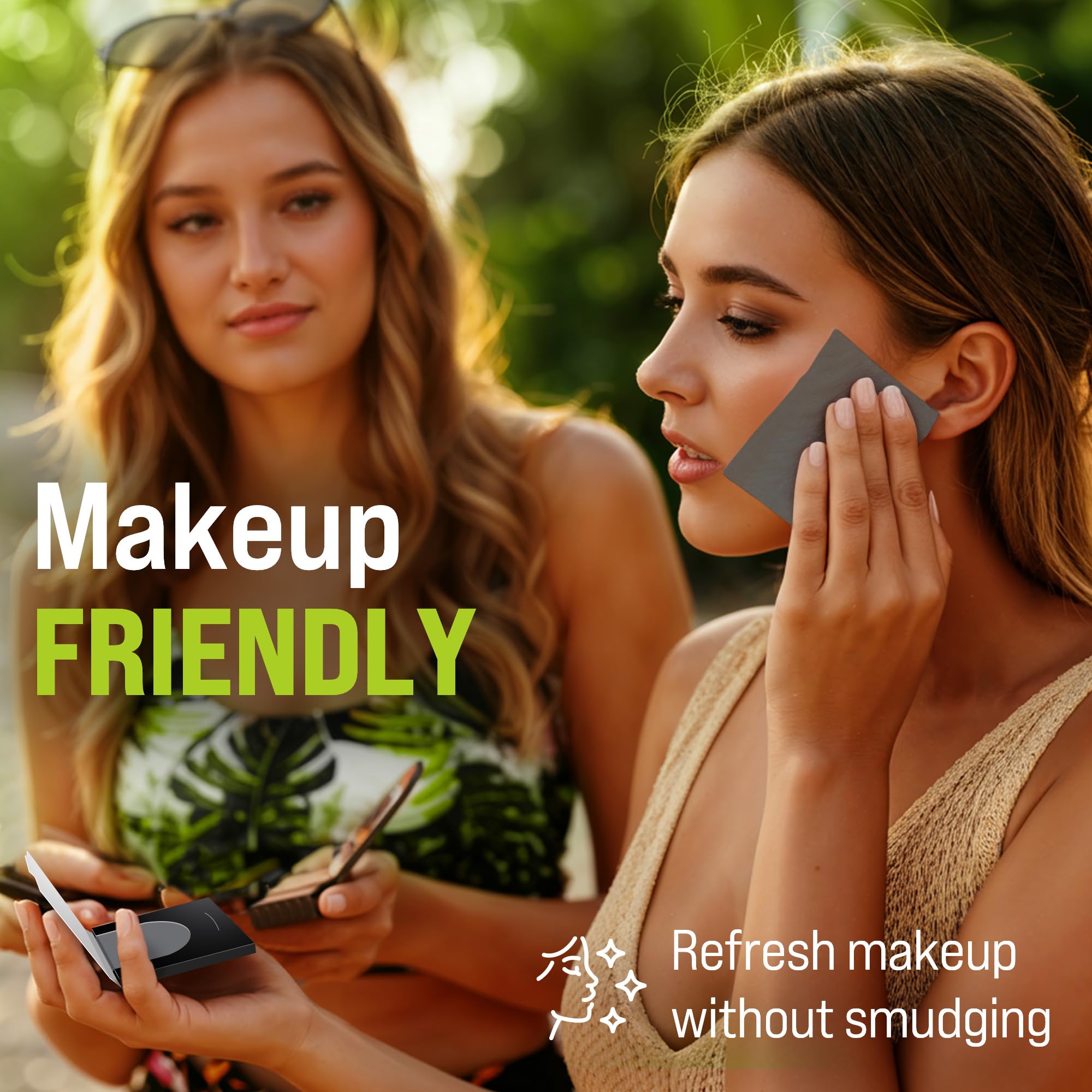 ZOROM'S compact, purse-ready blotting sheets ideal for daily use.