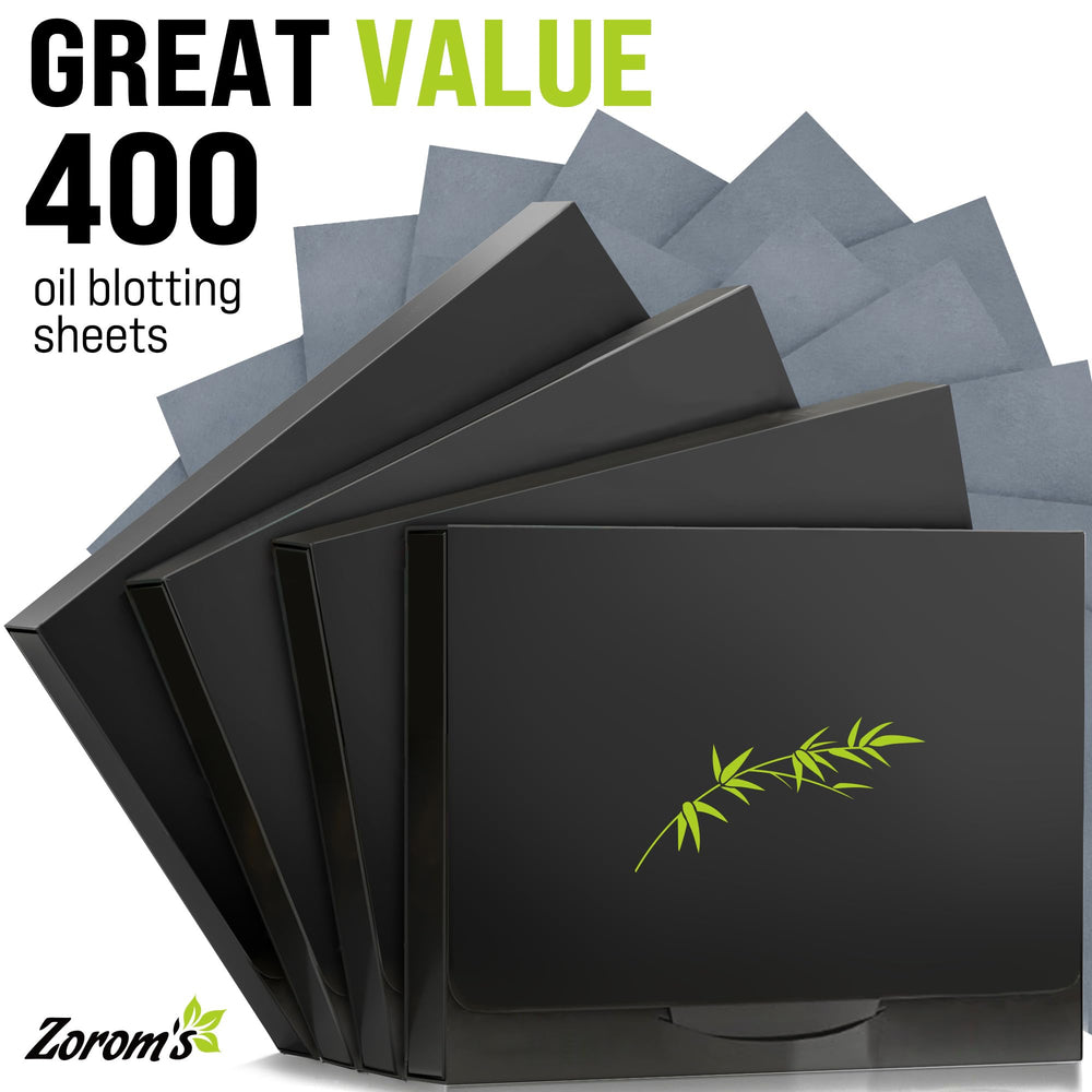 ZOROM'S travel-friendly blotting sheets keep skin fresh during events.