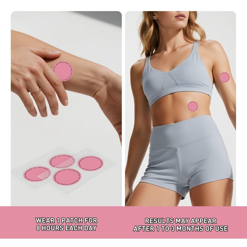 Packaging of Zosui GLP-1 patches in large pink A1 size