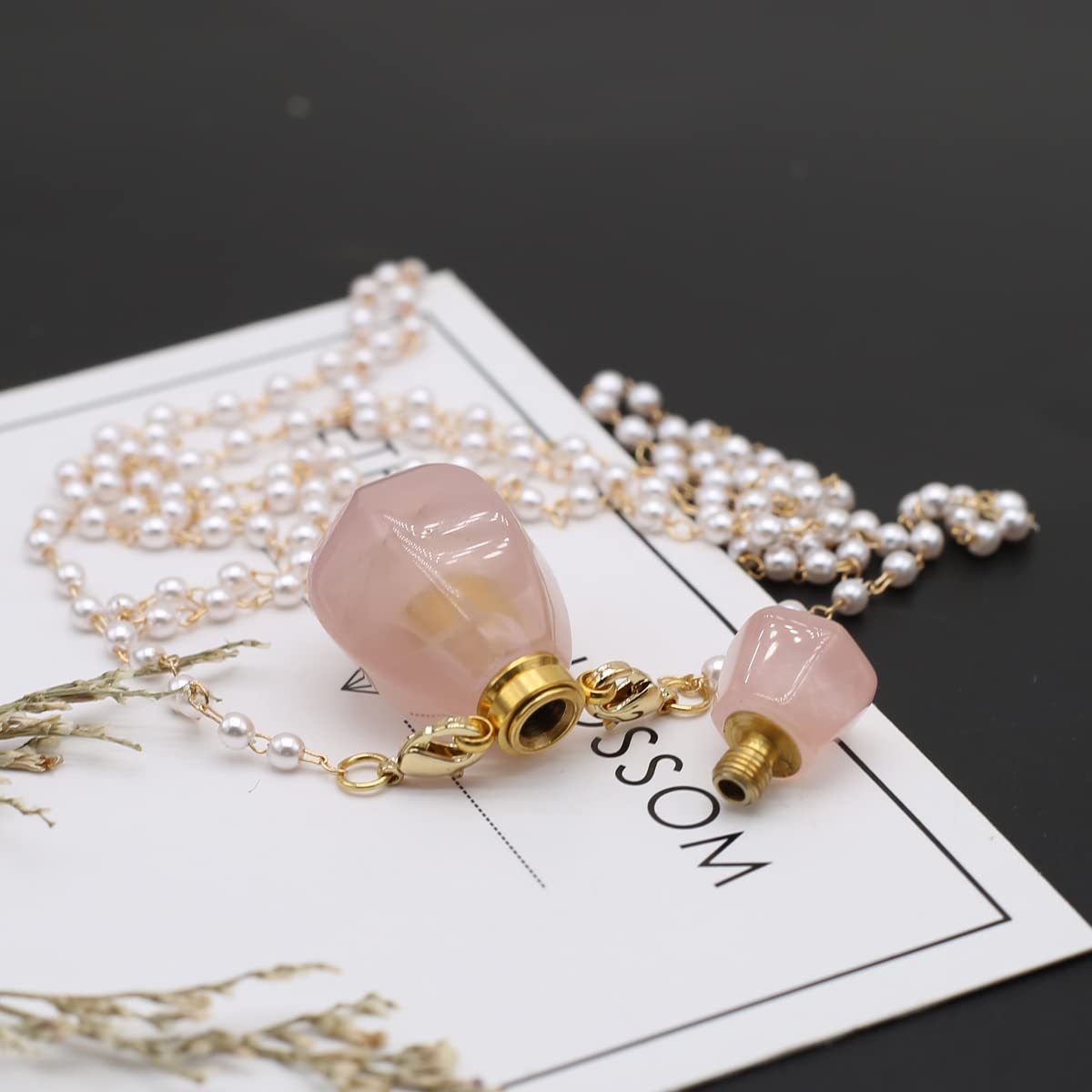 Zotoone rose quartz women jewelry accessory for graceful everyday styling.