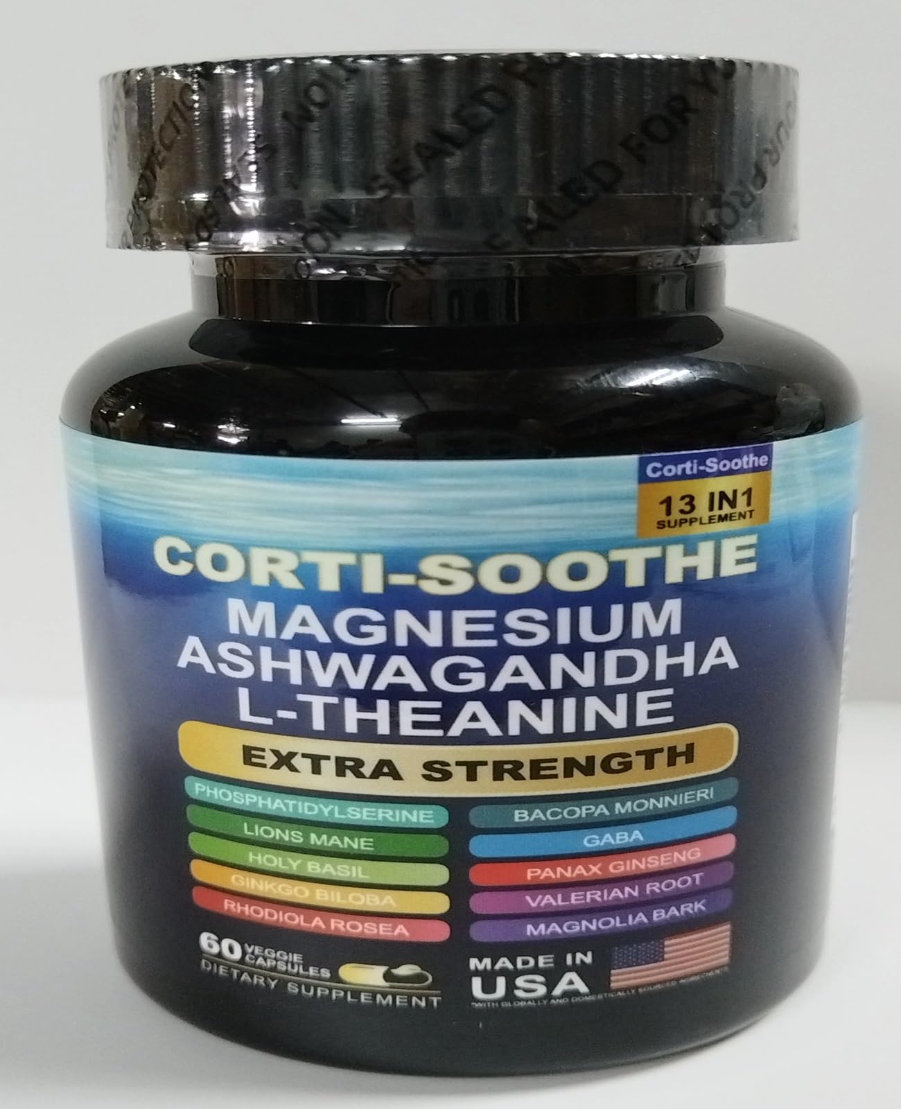 Proprietary Cortisooth Blend featuring Lions Mane, Ginkgo Biloba and Valerian Root
