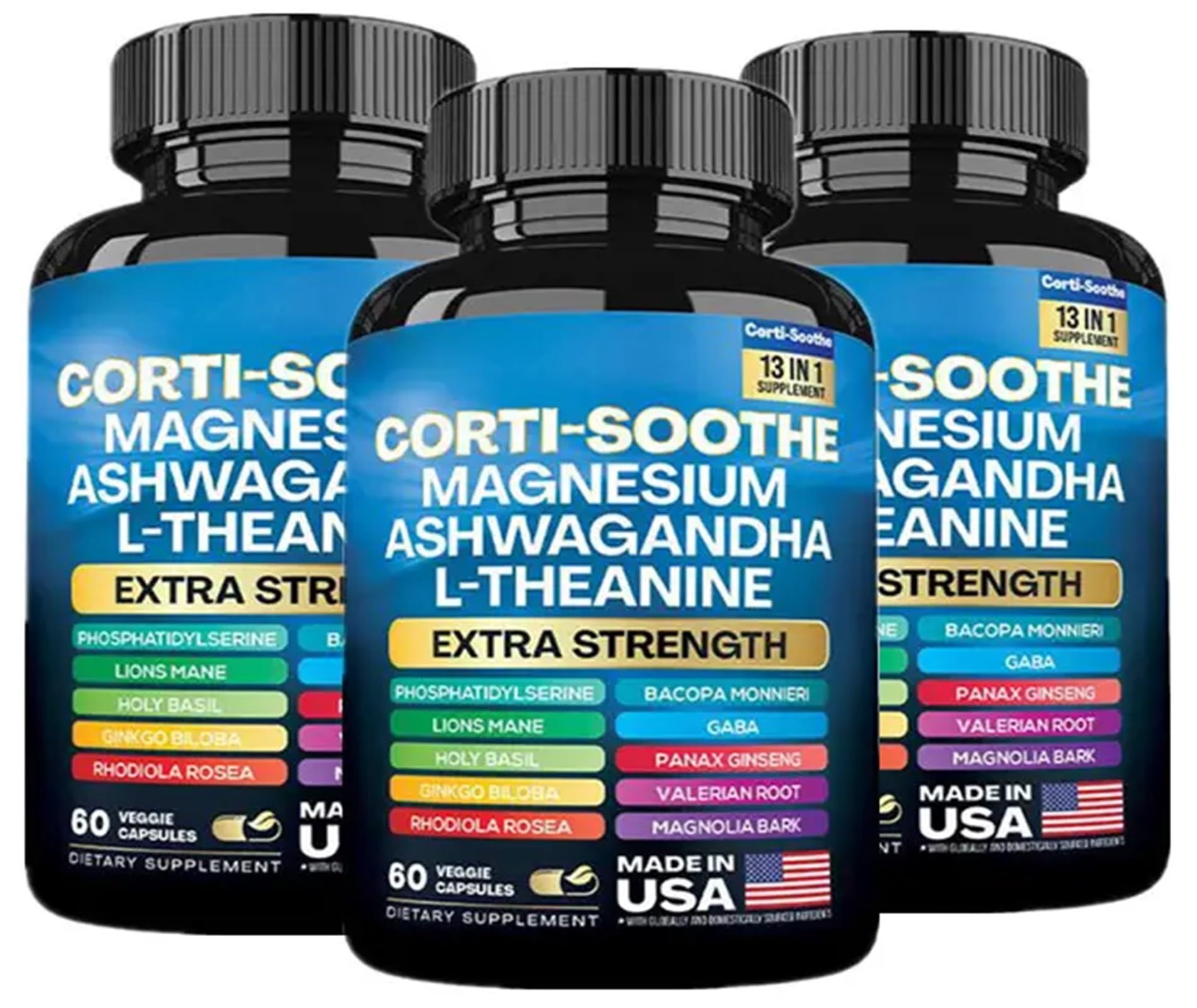 Rhodiola Rosea and Holy Basil as adaptogens in Corti-Soothe