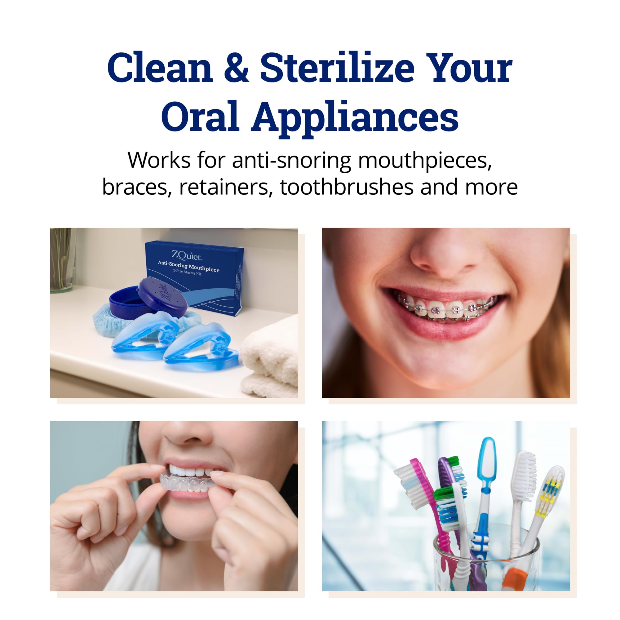 Cleaner for all dental devices including aligners and retainers