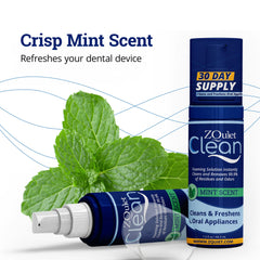 Fresh mint scent of ZQuiet cleaner