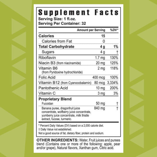 ZRadical cofactors Vitamin C, B12, B6 collage