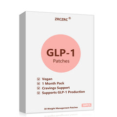 ZRCZRC GLP-1 patches product image showing 30-count resealable package