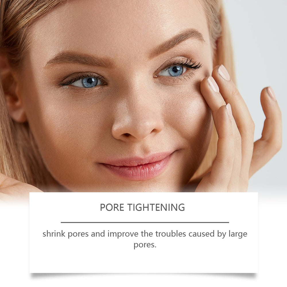 Pores appear refined after applying ZTSGU mask for firmer feel.