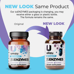 Lifestyle shot of ZuEnzymes capsules and packaging