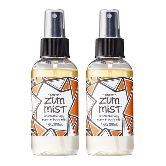 Zum Indigo Wild Mist Room & Body Spray bottle label with amber scent