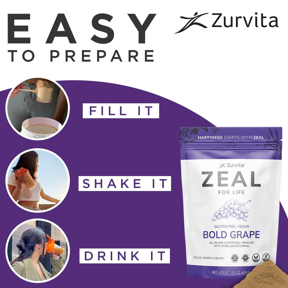 Zurvita Zeal for Life 30-day wellness bag ready for everyday use.