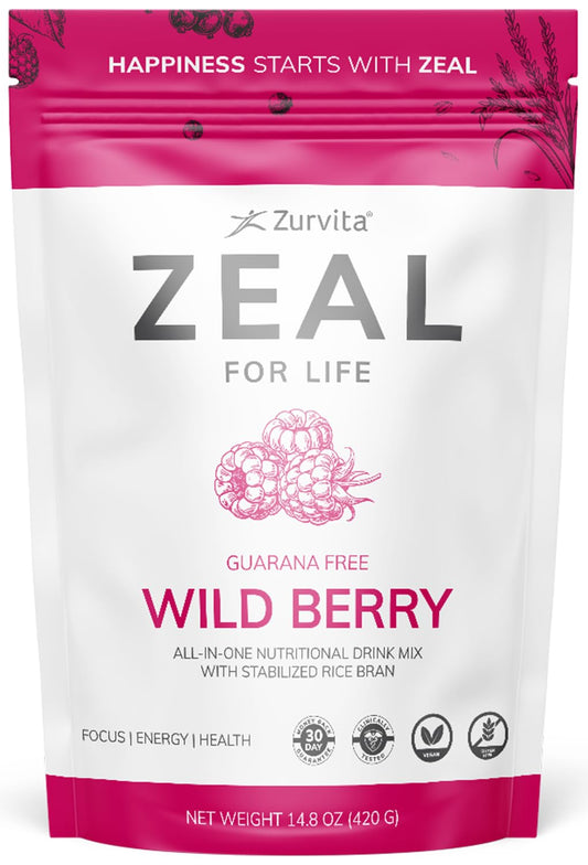 Zurvita Zeal for Life 30-Day Wellness Bag Wild Berry packaging
