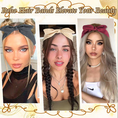 ZUYASEZ solid color headbands set offers versatile matching options for outfits.