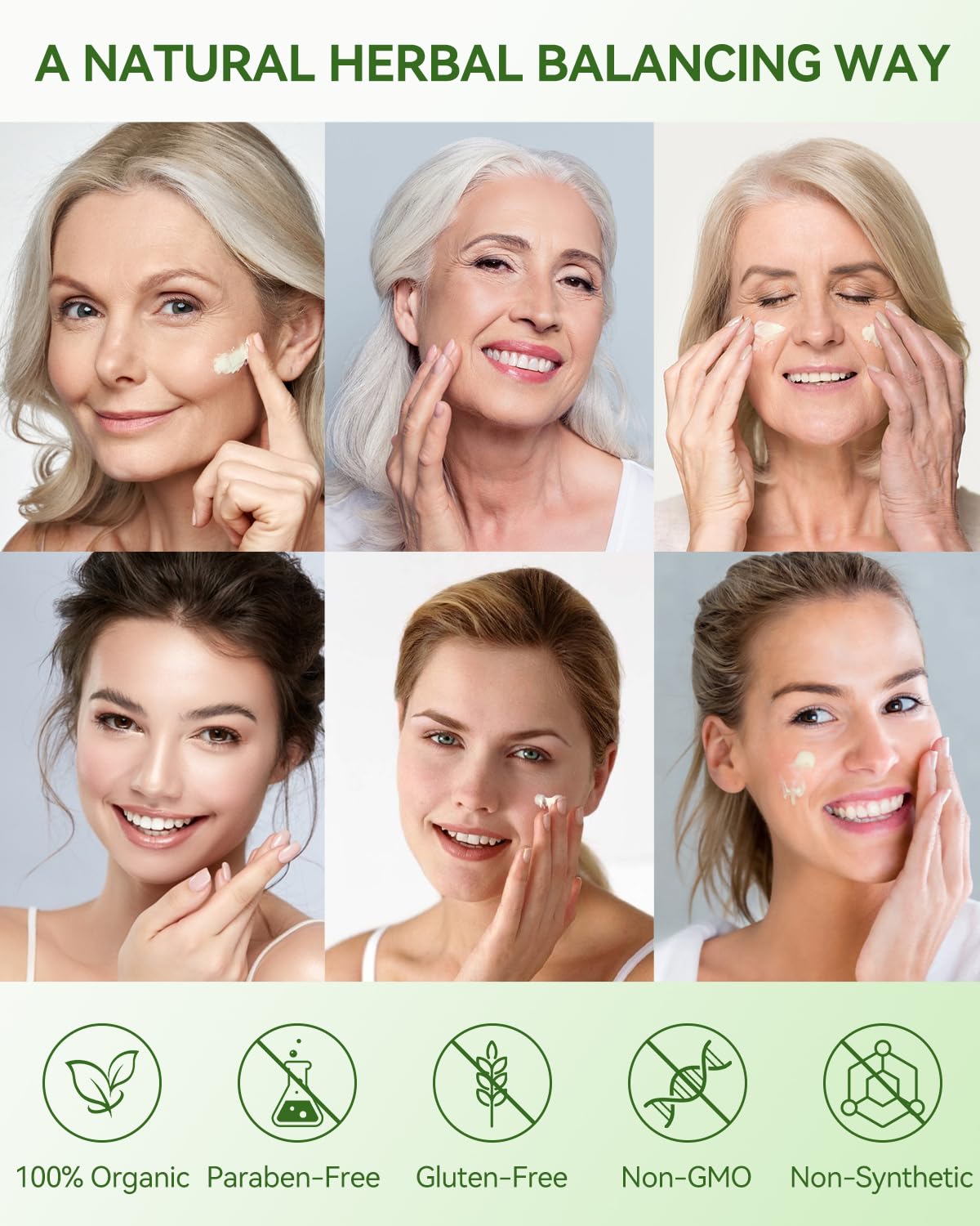 Zuzuxia Wild Yam Cream ingredients highlights organic yam and plant oils.