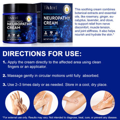 ZVHCFYQR Neuropathy Relief Cream aroma and application in daily routine.