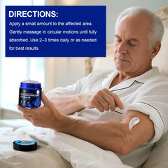 ZVHCFYQR Neuropathy Relief Cream non sticky absorption on skin.