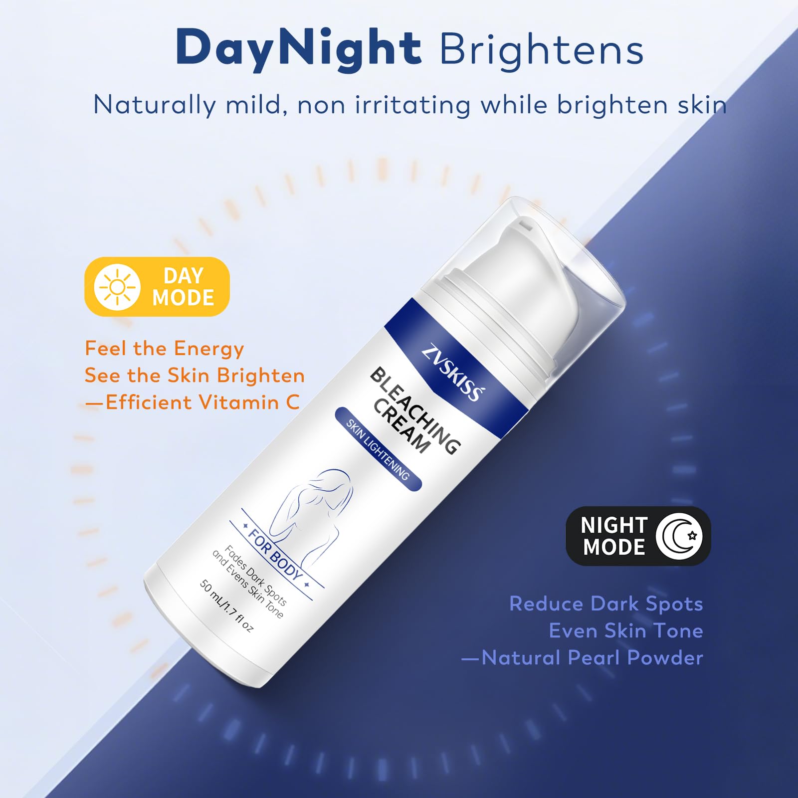 ZVSKISS Skin Bleaching Cream for inner thighs brightening and hydrating