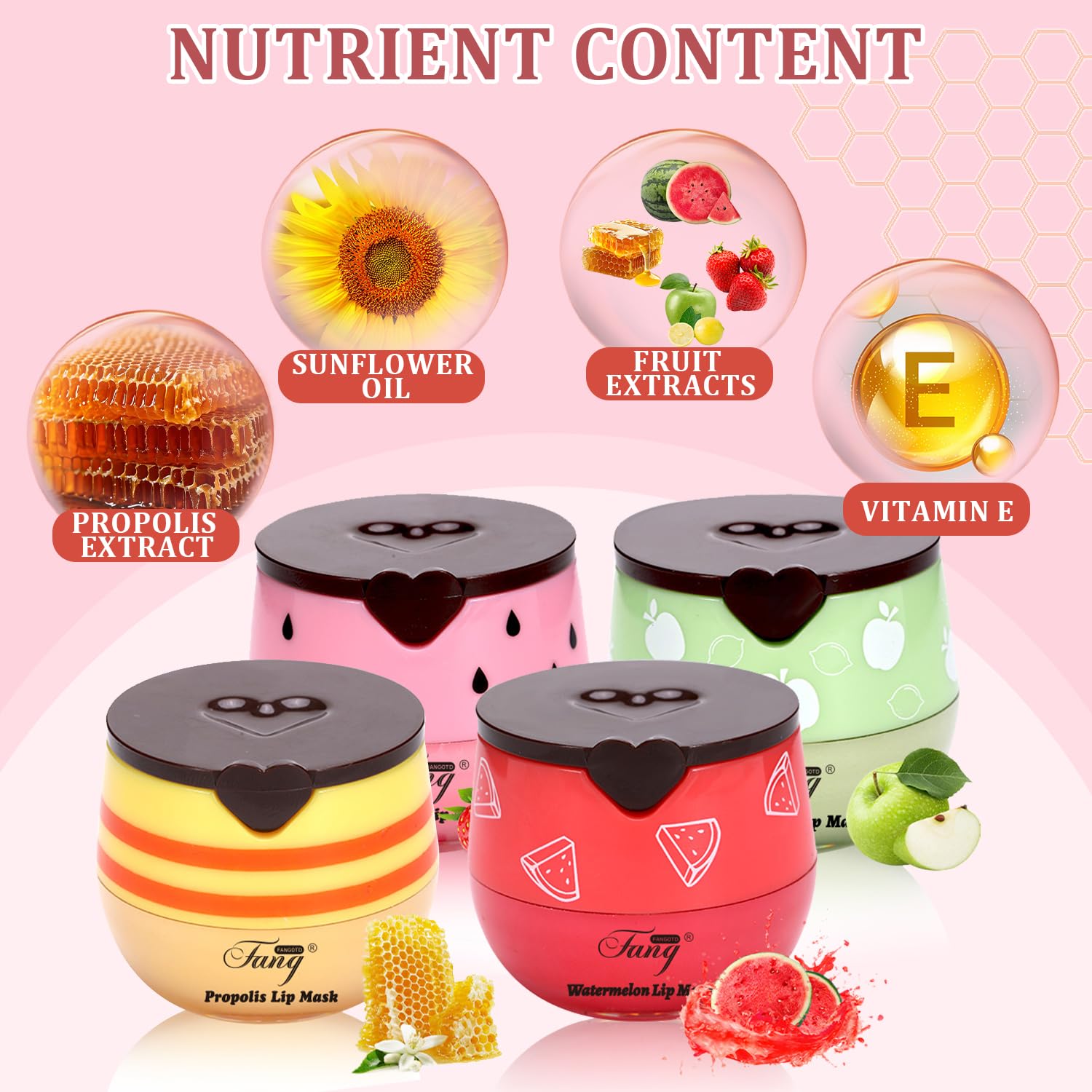 ZxjwT honey lip balm adds moisture and subtle shine