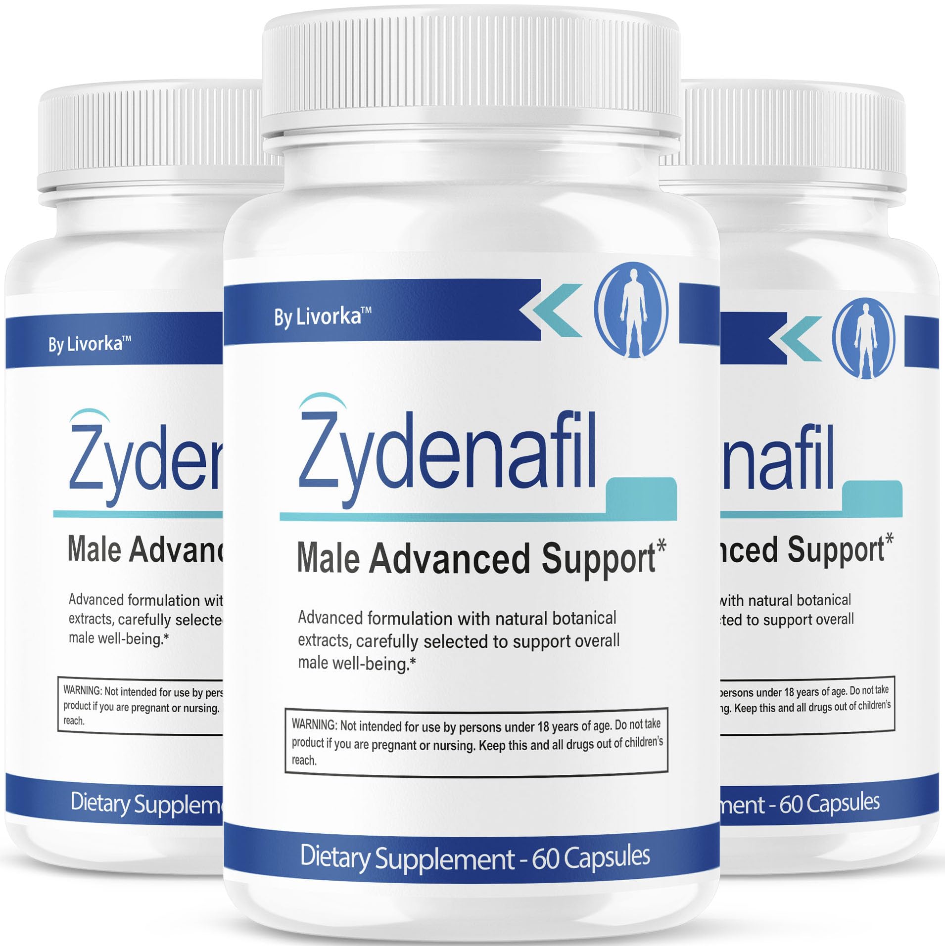 Three-pack Zydenafil pills for men - 180 capsules