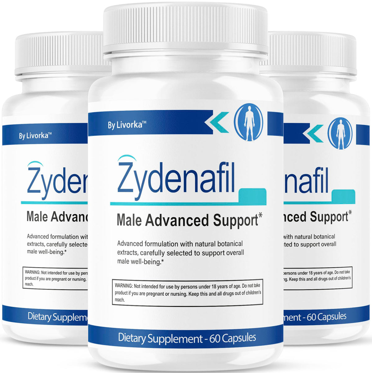 Three-pack Zydenafil pills for men - 180 capsules