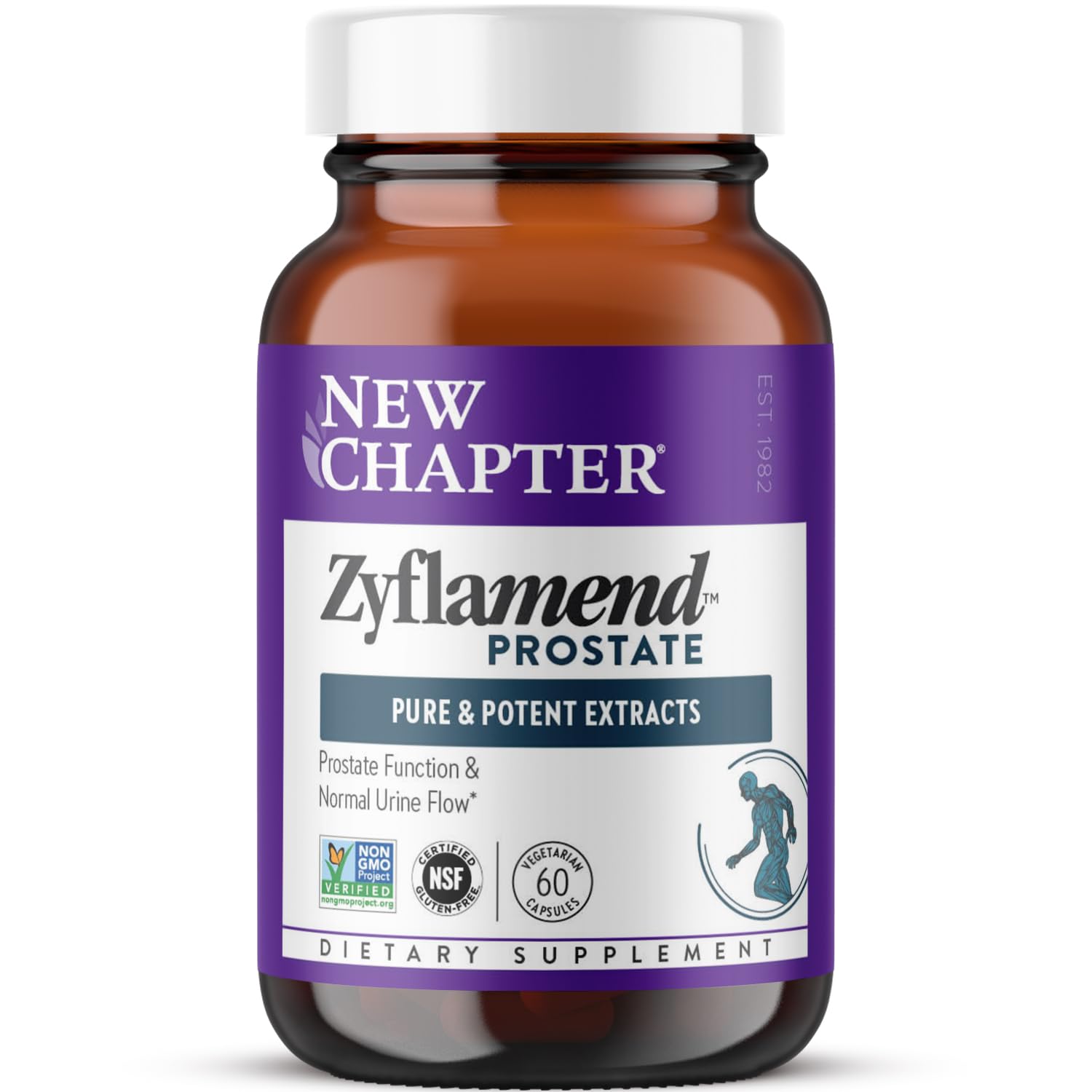 New Chapter Zyflamend Prostate bottle with Saw Palmetto and Turmeric