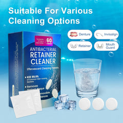 60-pack box of Zyntieu retainer cleanser tablets