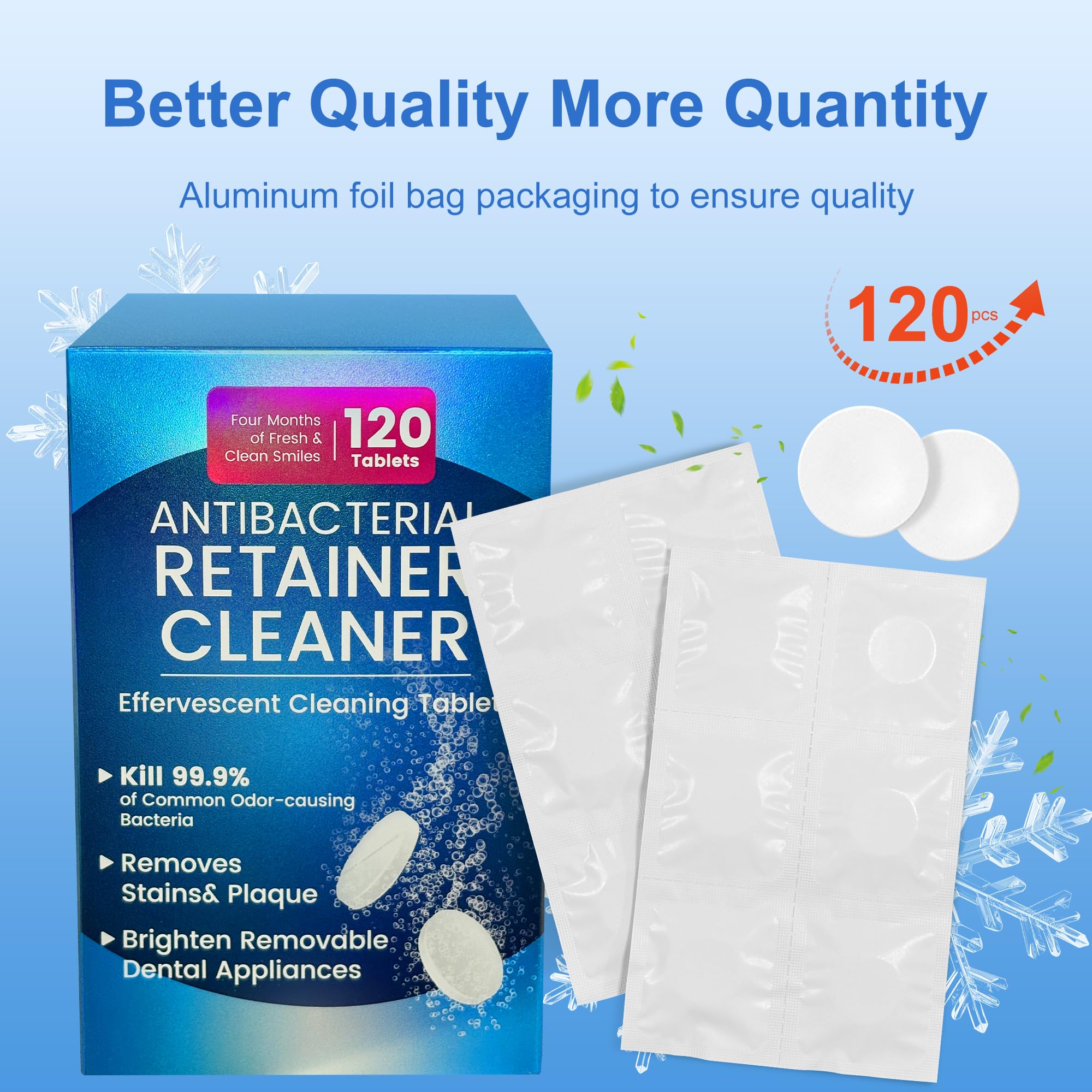 Retainer and Invisalign cleaning with Zyntieu tablets
