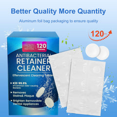 Retainer and Invisalign cleaning with Zyntieu tablets