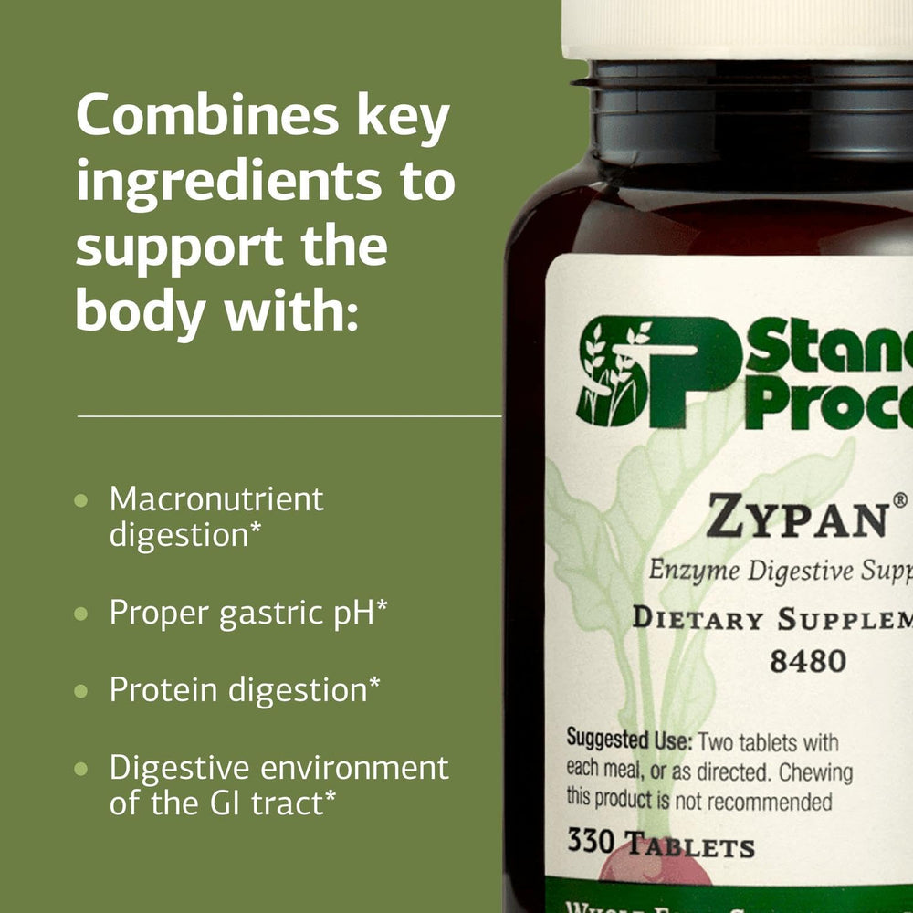 Zypan pancreatin coated with stearic acid for GI tract support