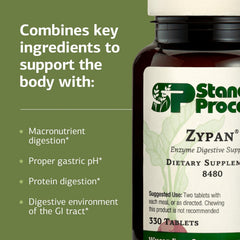 Zypan pancreatin coated with stearic acid for GI tract support