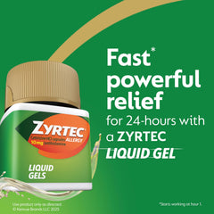 Zyrtec 12-count bottle packaging ready for daily allergy use.
